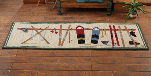 Ski Rack Hooked Runner