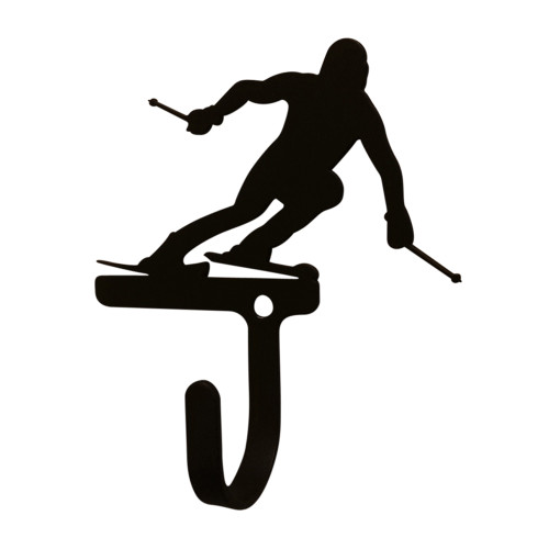 Skier Small Wall Hook