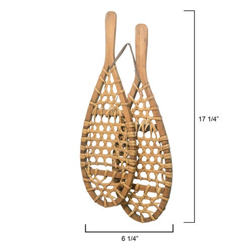 Small Snowshoes Wall Hanging - Pair