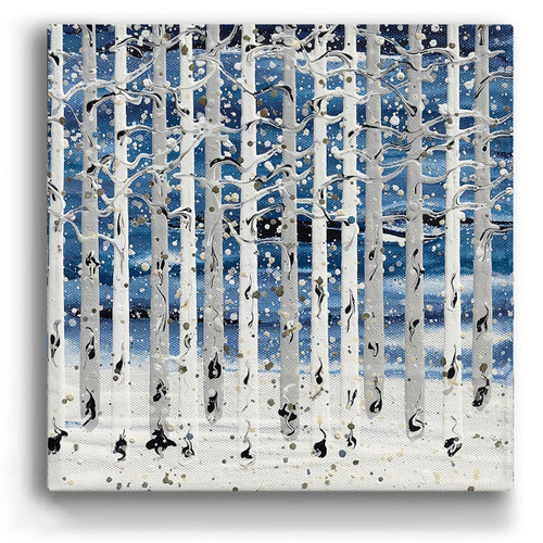 Snowy Forest Indoor/Outdoor Wall Art