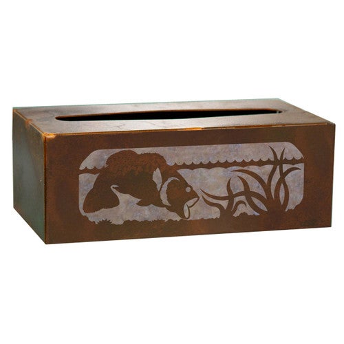 Bass Tissue Covers and Waste Basket