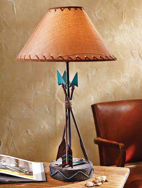 Southwest Arrow Table Lamp