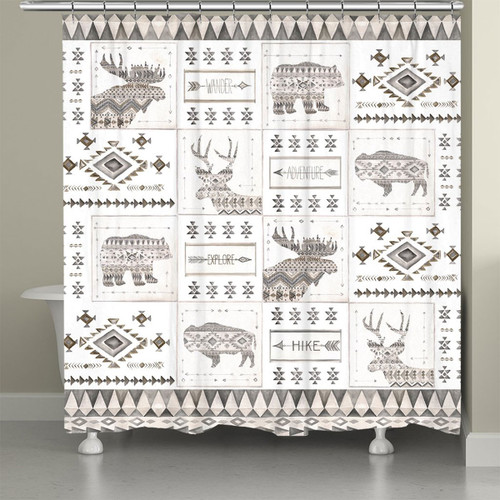 Southwest Lodge Shower Curtain