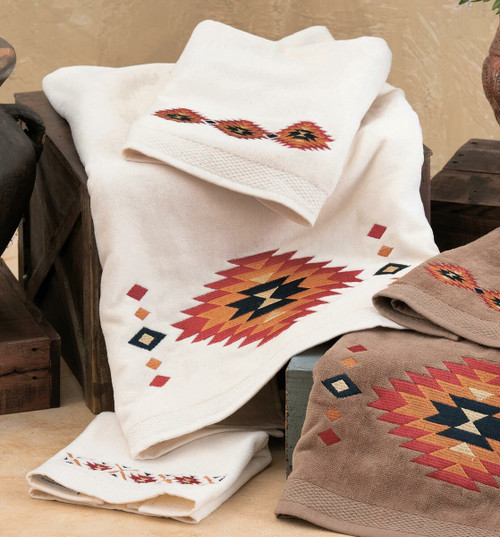 Southwest Sedona Towel Set - Cream
