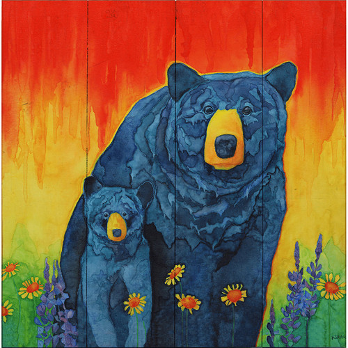 Spring Wood Wall Art - 18 x 18