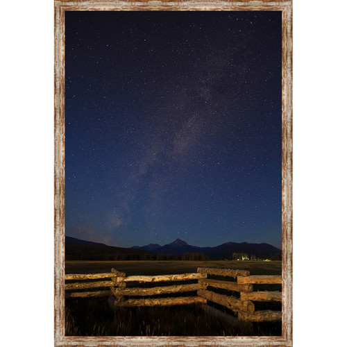 Stars in the Rockies Framed Canvas