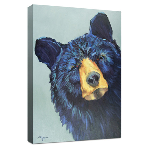 Stern Bear Canvas Wall Art