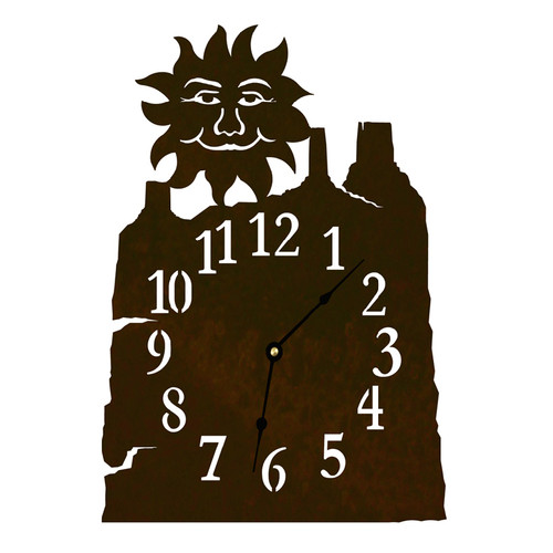Sun Face Table Clock