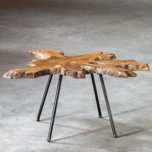 Teak Wood Forest Coffee Table