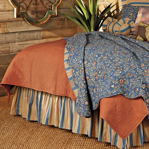 Terracotta Matelasse Quilt - Full/Queen