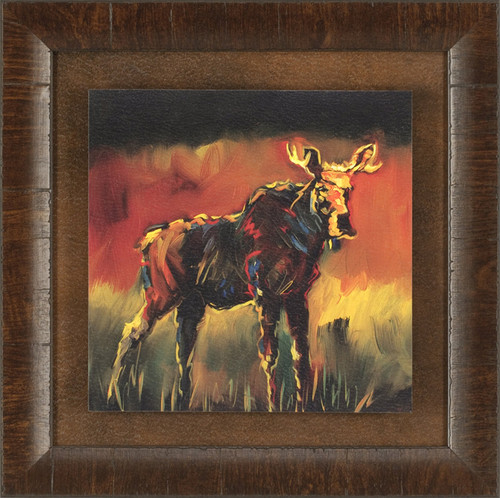 Territorial Bull Framed Wall Art