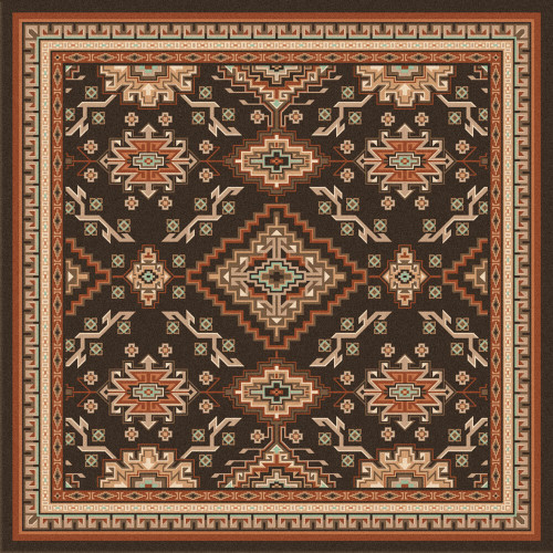 Teton Lodge Rug - 8 Ft. Square