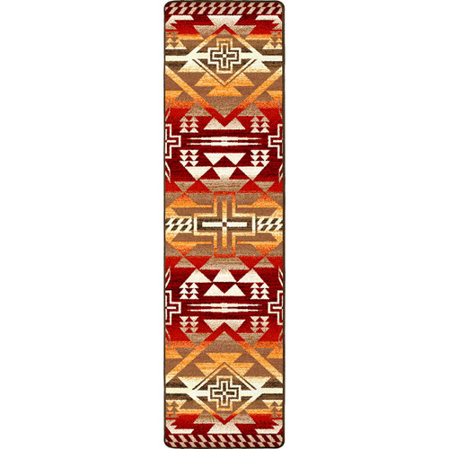 Teton Spirit Bonfire Rug - 2 x 8