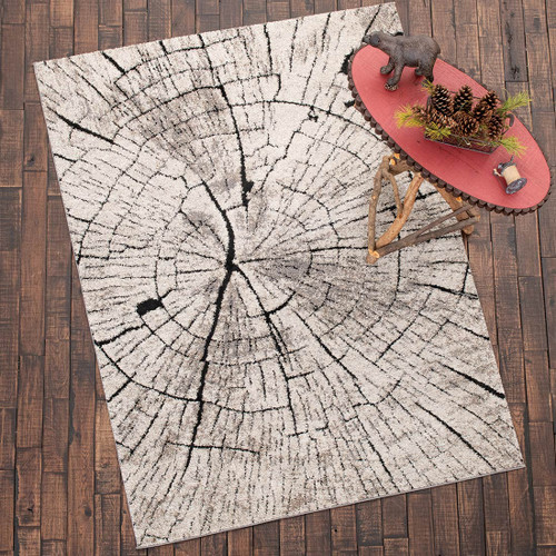 Timber Slice Rug - 8 x 10