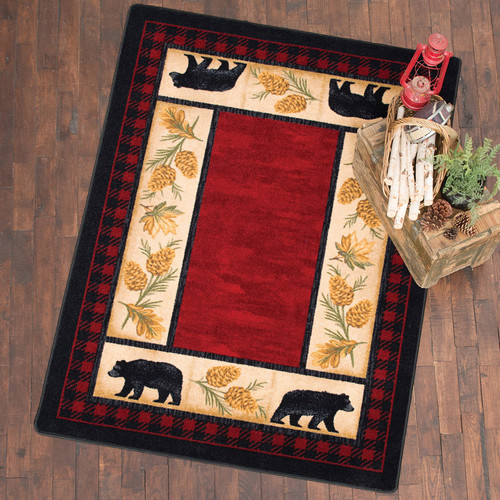Timberland Bears Rug - 3 x 4