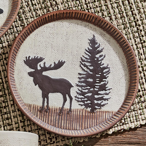 Timberland Moose Ceramic Salad Plate