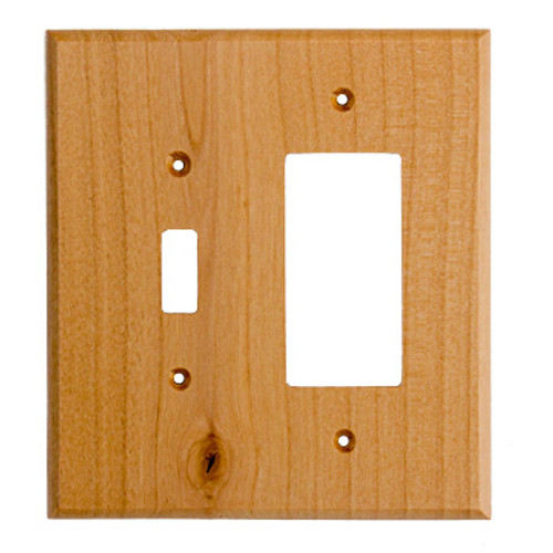 Traditional Wood Single Toggle and Rocker Switch Cover