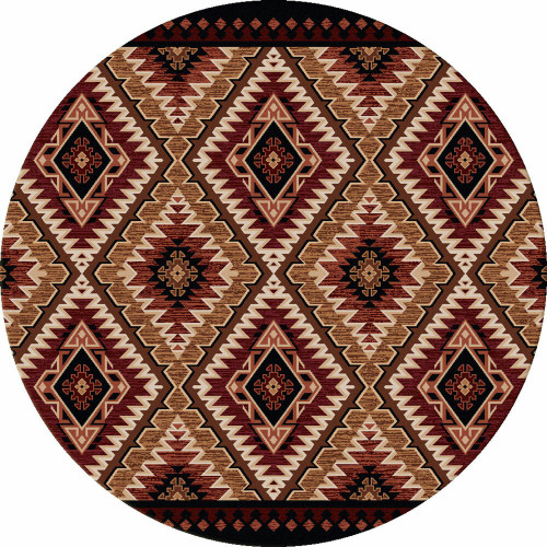 Traditions Gold Rug - 8 Ft. Round