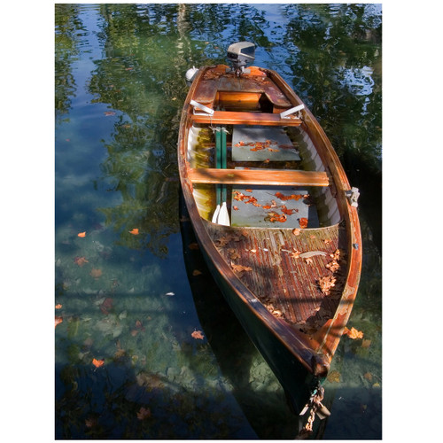 Tranquil Canoe Canvas Art