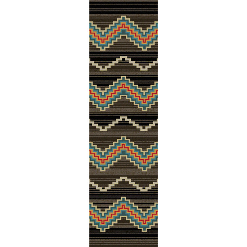 Trapper Southwestern Rug - 2 x 8