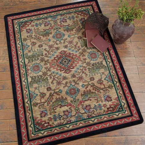 Tribal Echoes Saddle Rug - 2 x 8