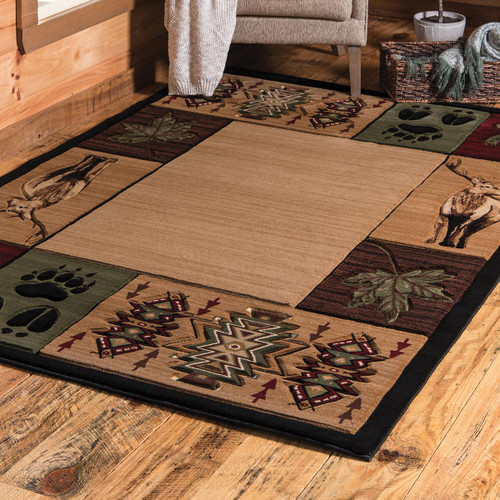 Tribal Forest Rug - 8 x 11