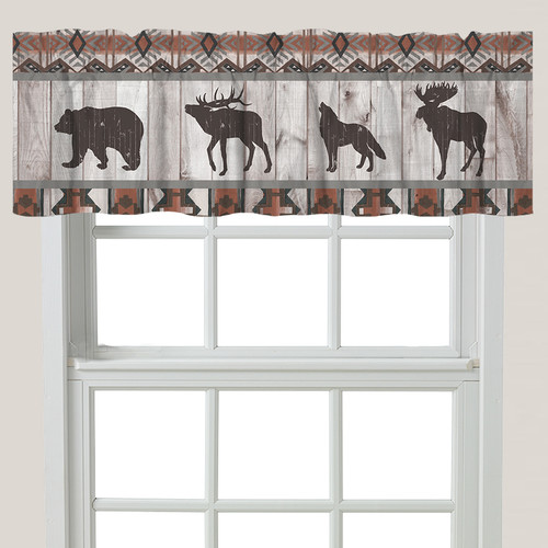 Tribal Wildlife Valance