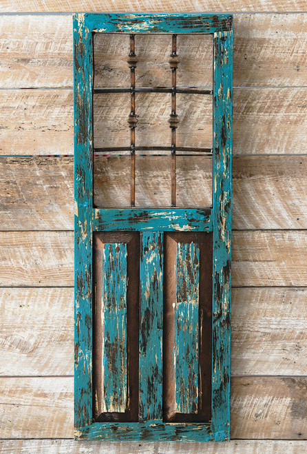 Turquoise Durango Door Wall Hanging