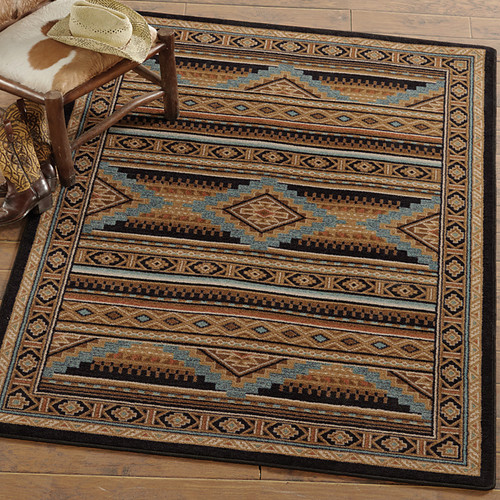Turquoise Mountain Rug - 4 x 5