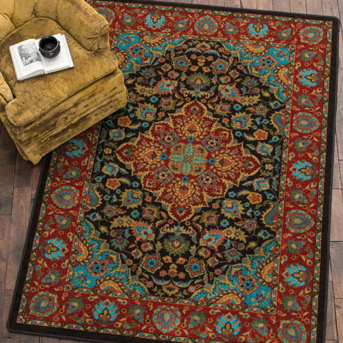 Turquoise Visions Rug - 8 Ft. Round