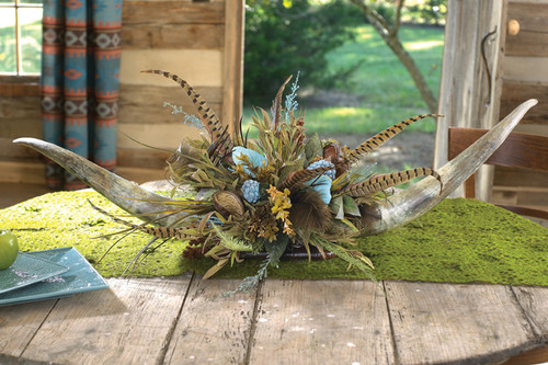 Two Horn Floral Arrangement