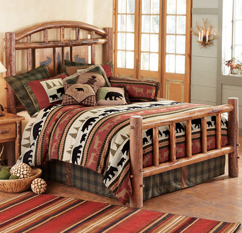 Moose Creek Log Bed - Queen