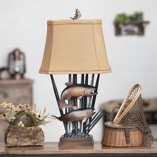 Upstream Trout Table Lamp - OUT OF STOCK