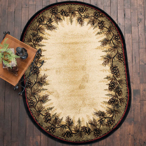 Village Pines Rug - 2 x 5 Oval