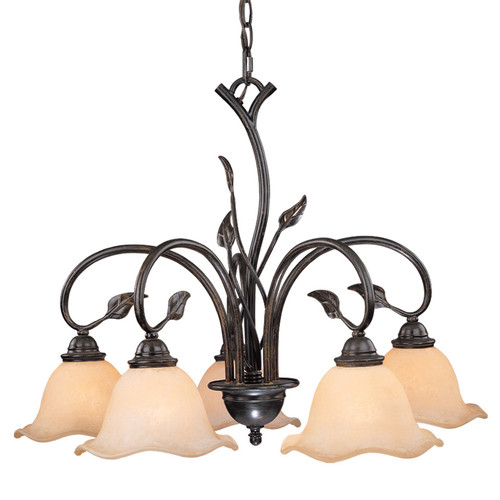 Vine Downlight Chandelier - 5 Light