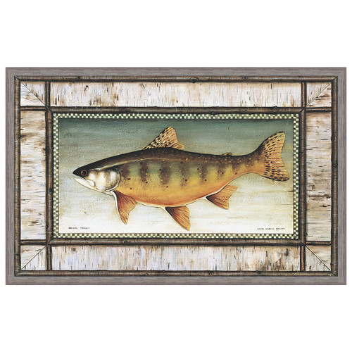 Vintage Birch Trout II Wall Art