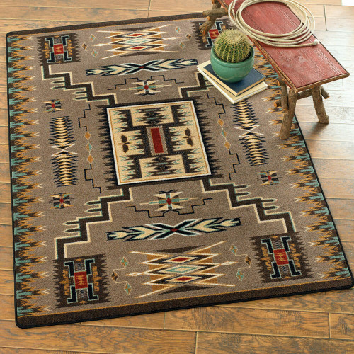 Vision Catcher Turquoise Rug - 2 x 8 - OVERSTOCK