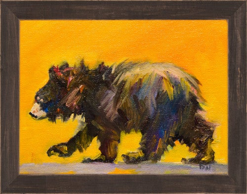 Walking Bear Framed Print
