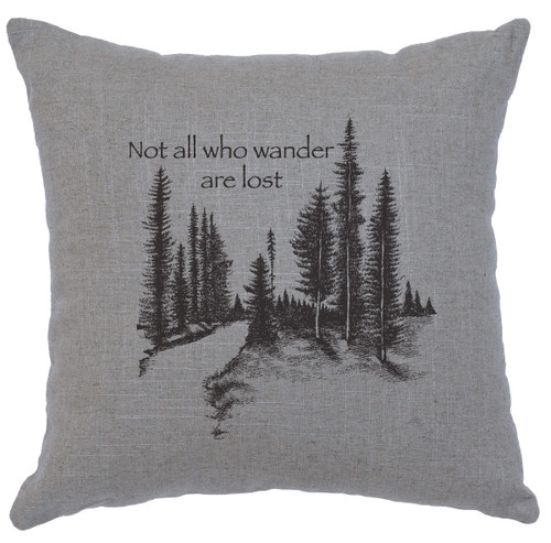 Wander Gray Pillow