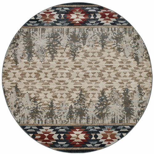 Wasatch Pines Rug - 8 Ft. Round - OUT OF STOCK UNTIL 08/27/2025