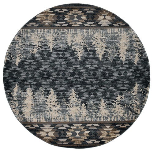 Wasatch Slate Rug - 8 Ft. Round