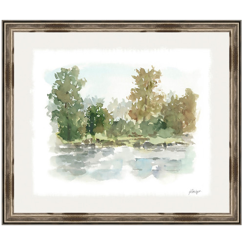 Watercolor Creek I Canvas Art