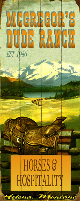 Western Ranch Sign