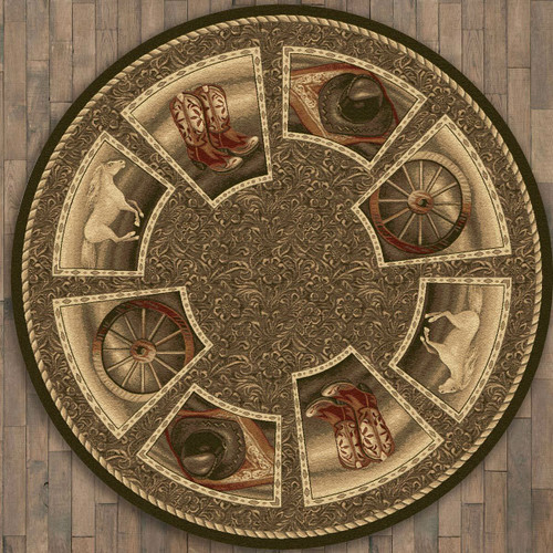Western Home Rug - 11 Ft. Round