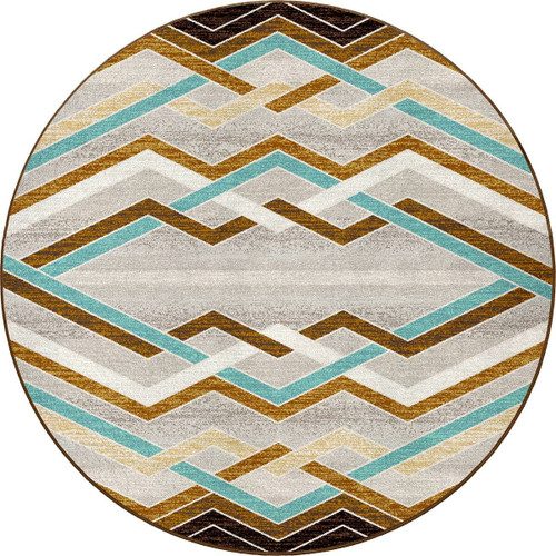 Western Spirits Rug - 8 Ft. Round