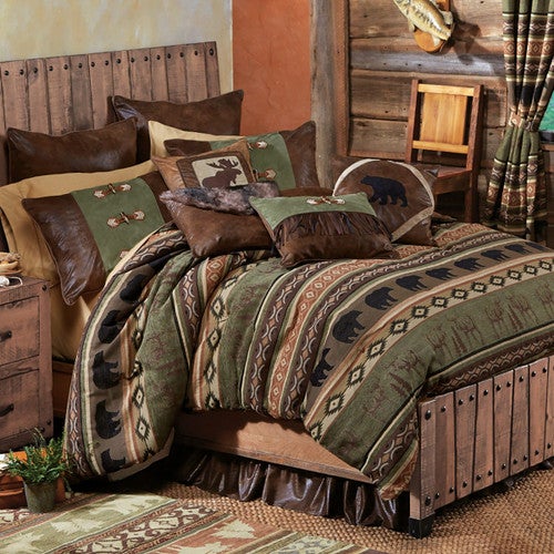 Timber Woods Moose & Bear Bedding Collection