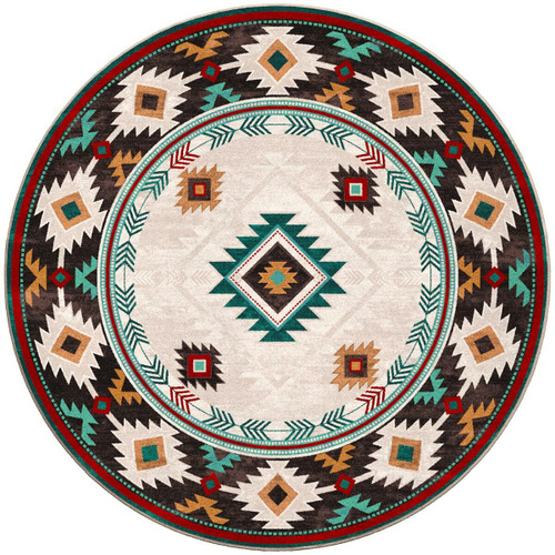 Whiskey River Electric Rug - 8 Ft. Round
