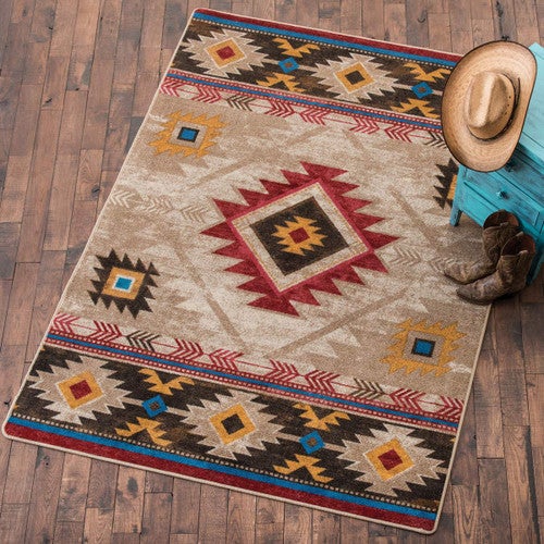 Whiskey River Natural Rug - 5 x 8