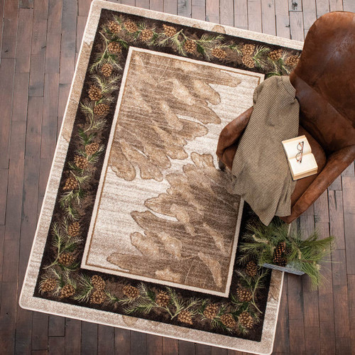 Whispering Pines Natural Rug - 5 x 8