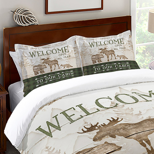 Whistling Cabin King Sham